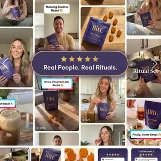 Collage of real customers sharing their Fairy Flame rituals