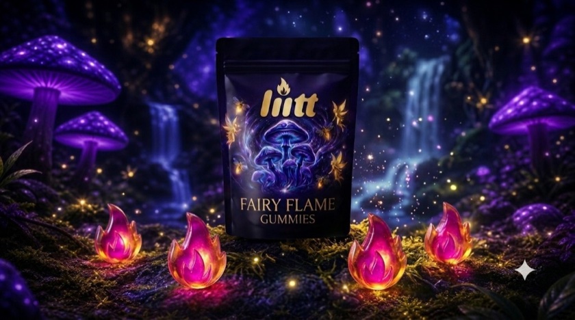Single pouch of Fairy Flame gummies
